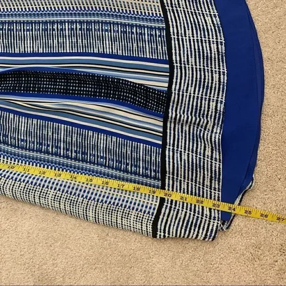 ▫️ROSE & OLIVE Multi-colored Striped Flowy Layered Tank Women’s Top | Size Small - Picture 6 of 13